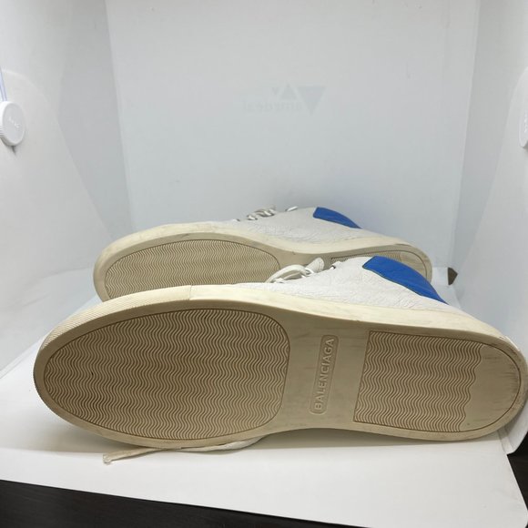 Balenciaga Arena Highs - Blanc / Bleu  Men's Sneakers - Picture 12 of 14